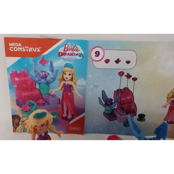 Mega Construx Barbie Dreamtopia Sparkling Waterfall Kit FWP12 - Picture 2 of 4